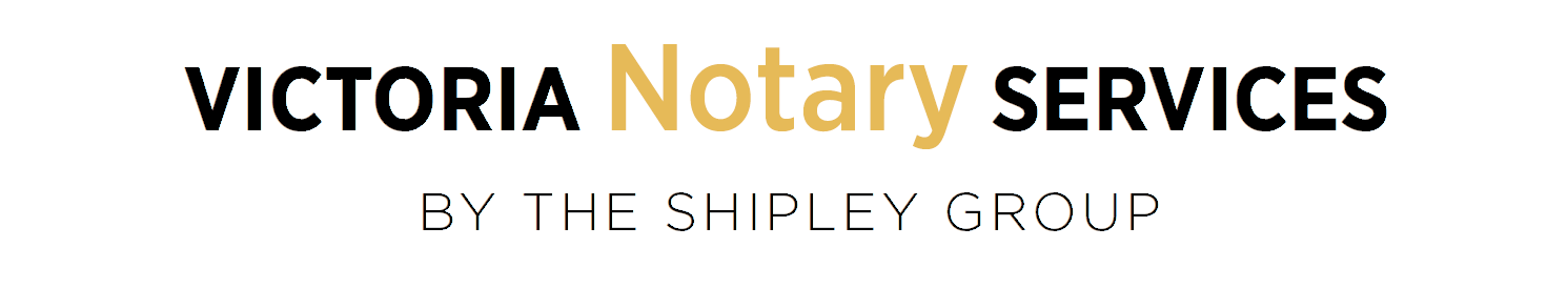 Victoria Notary Service Logo Link.